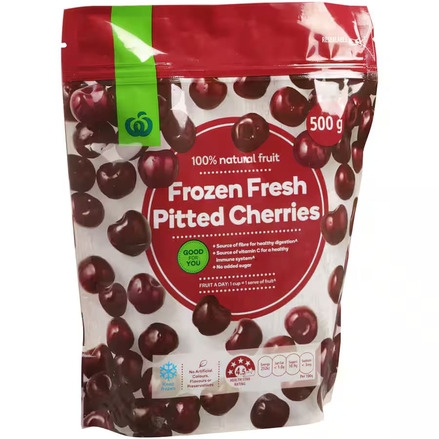 Woolworths Frozen Pitted Cherries